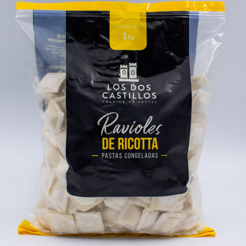 Ravioles de ricotta congelados